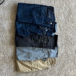 Levi’s Men’s 511 size W33L30, lot of 5